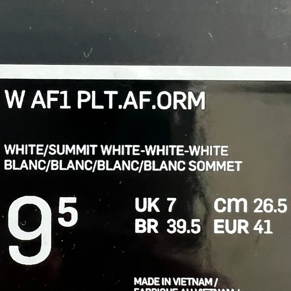 NWT Nike Air Force 1 PLT.AF.ORM Women’s Shoes - Picture 9 of 10